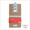 Universal Clipboard, Brown, 5" Width x 8" Length, 3 / Pack, UNV05610VP