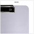 Universal Clipboard, Clear, 8 1/2" Width x 11" Length, UNV40310