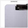 Universal Clipboard, Clear, 8 1/2" Width x 11" Length, UNV40310