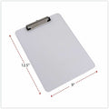 Universal Clipboard, Clear, 8 1/2" Width x 11" Length, UNV40310