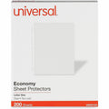 Universal Sheet Protector, Clear, 8 1/2" Width x 11" Length, 200 / Box, UNV21123