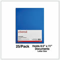 Universal Pocket Folder, 11" Width x 8 1/2" Length, 25 Box, UNV56419