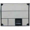 Universal Metal Mesh Drawer Organizer, Six Compartments, 15 x 11.88 x 2.5, Black, UNV20021