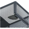 Universal Metal Mesh Drawer Organizer, Six Compartments, 15 x 11.88 x 2.5, Black, UNV20021