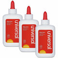 Universal All Purpose Glue, White, 3 / Pack, UNV46064