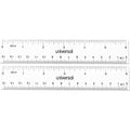 Universal Ruler, Clear, 2 / Pack, UNV59025
