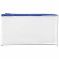 Universal Carrying Case (Wallet) Cash - Blue, Clear, 2 / Pack, UNV69025