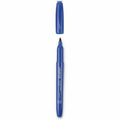 Universal Pen-Style Permanent Marker, Fine Bullet Tip, Blue, Dozen, 1 Dozen, UNV07073