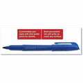 Universal Pen-Style Permanent Marker, Fine Bullet Tip, Blue, Dozen, 1 Dozen, UNV07073