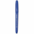 Universal Pen-Style Permanent Marker, Fine Bullet Tip, Blue, Dozen, 1 Dozen, UNV07073