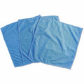 Universal Microfiber Cleaning Cloth, 12 x 12, Blue, 3/Pack, UNV43664