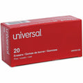 Universal Manual Eraser, Pink, 20 / Pack, UNV55120