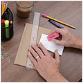 Universal Manual Eraser, Pink, 20 / Pack, UNV55120