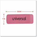 Universal Manual Eraser, Pink, 20 / Pack, UNV55120