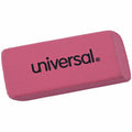 Universal Manual Eraser, Pink, 20 / Pack, UNV55120