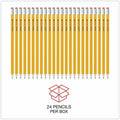 Universal Wood Pencil, HB, 24 / Pack, UNV55401