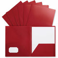 Universal Pocket Folder, 11" Width x 8 1/2" Length, 10 Pack, UNV20543