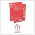 Universal Sign Holder, Clear, 2 / Pack, UNV76882
