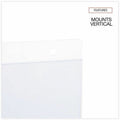 Universal Sign Holder, Clear, 2 / Pack, UNV76882
