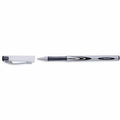 Universal Gel Pen, Stick, Medium 0.7 mm, Black Ink, Silver/Black Barrel, Dozen, 1 Dozen, UNV39620