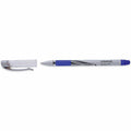 Universal Gel Pen, Stick, Medium 0.7 mm, Blue Ink, Silver/Blue Barrel, Dozen, 1 Dozen, UNV39621