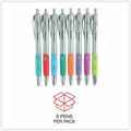 Universal Comfort Grip Gel Pen, 8 / Pack, UNV39725