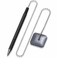 Universal Ballpoint Counter Pen, Medium 0.7 mm, Black Ink, Black Barrel, 24 Each, UNV15625
