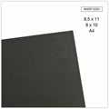 Universal Letter, A4 Certificate Holder, Black, 8" Width x 10" Length, 6 Pack, UNV76895