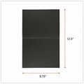 Universal Letter, A4 Certificate Holder, Black, 8" Width x 10" Length, 6 Pack, UNV76895