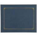 Universal Letter, A4 Certificate Holder, Navy, 8" Width x 10" Length, 6 Pack, UNV76897