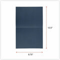Universal Letter, A4 Certificate Holder, Navy, 8" Width x 10" Length, 6 Pack, UNV76897