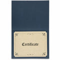 Universal Letter, A4 Certificate Holder, Navy, 8" Width x 10" Length, 6 Pack, UNV76897