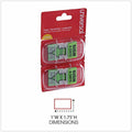 Universal Flag, Green, 100 / Pack, UNV99008