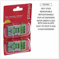 Universal Flag, Green, 100 / Pack, UNV99008