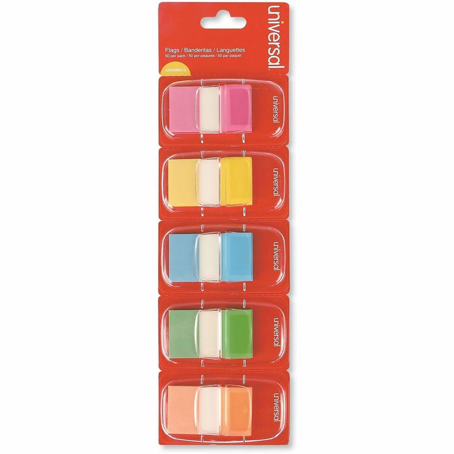 Universal Flag, Yellow, Repositionable, 250 / Pack, UNV99013