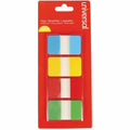 Universal Self Stick Index Tab, 1", Assorted Colors, 100/Pack, Yellow, UNV99020