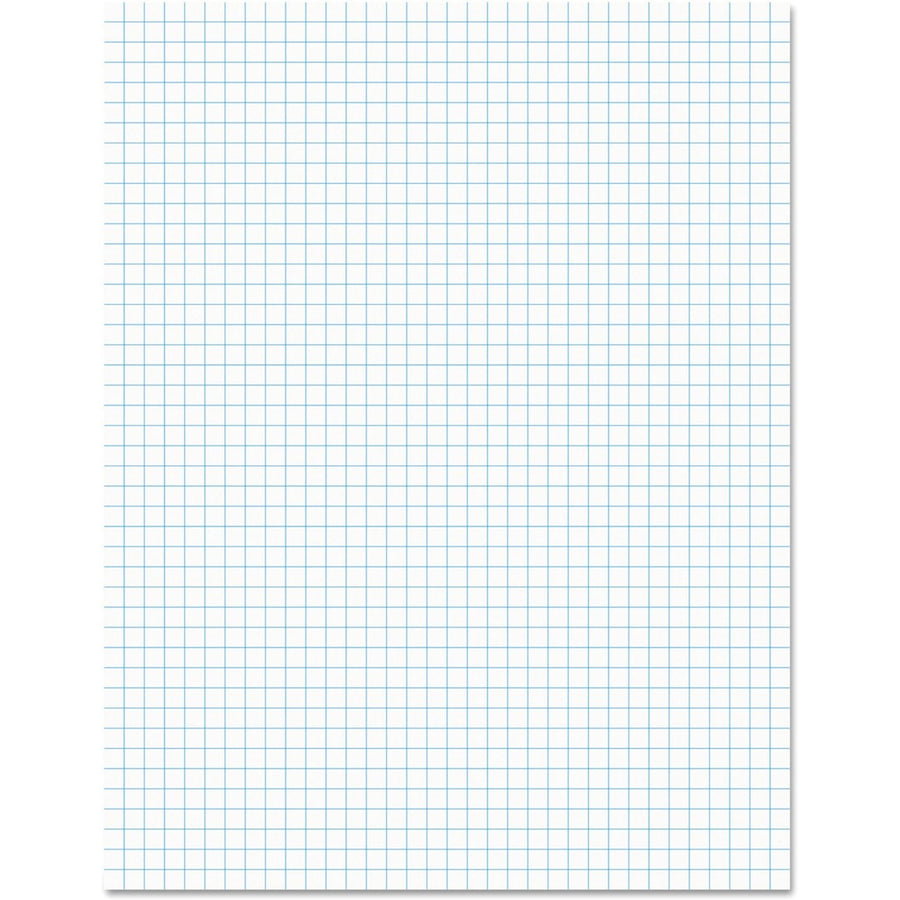Universal Quadrille/Graph Pad, 8.5" x 11", Chipboard, Tape Bound, 15 lb, 50, 1 Dozen, UNV20631