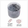 Universal Paper Clip, Silver, 1000 / Pack, UNV21001