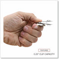 Universal Bulldog Magnetic Clips, Medium, Nickel, 12/Pack, UNV31261