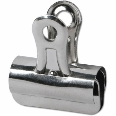 Universal Bulldog Clips, Small, Nickel, 36/Pack, UNV31263