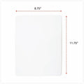Universal Lap/Learning Dry-Erase Board, 11.75" x 8.75", White Surface, 6/Pack, UNV43910