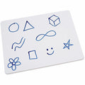 Universal Lap/Learning Dry-Erase Board, 11.75" x 8.75", White Surface, 6/Pack, UNV43910