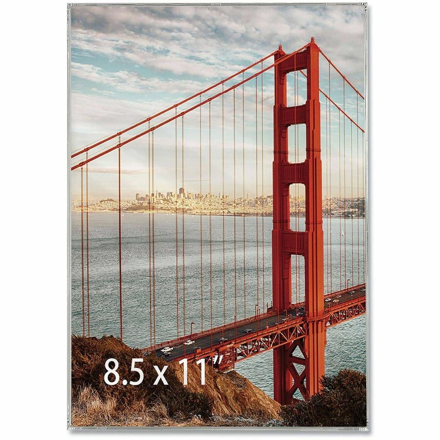 Universal Document Frame, Clear, Plastic, Easel Back, UNV76890