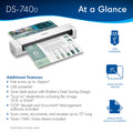 Brother DSMobile DS-740D Sheetfed Scanner - 600 dpi Optical, BRTDS740D