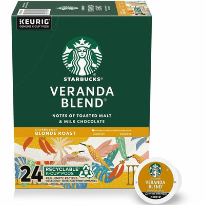 Starbucks K-Cup Veranda Blend Coffee, 24 / Box, SBK12434950