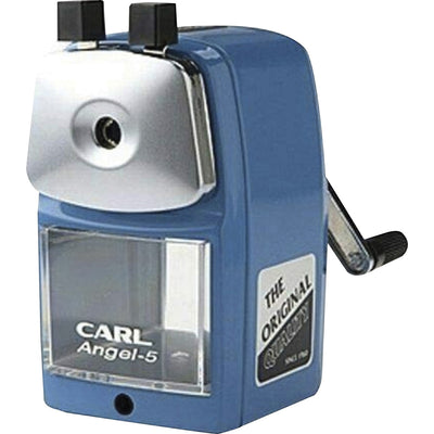 Carl Angel-5 Pencil Sharpener, Blue, CUI19016