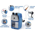 Carl Angel-5 Pencil Sharpener, Blue, CUI19016