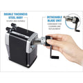 Carl Custom Pencil Sharpener, Black, CUI19019