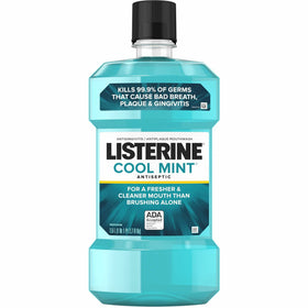 Johnson & Johnson LISTERINE Cool Mint Antiseptic Mouthwash, 6 / Carton, JOJ42755CT