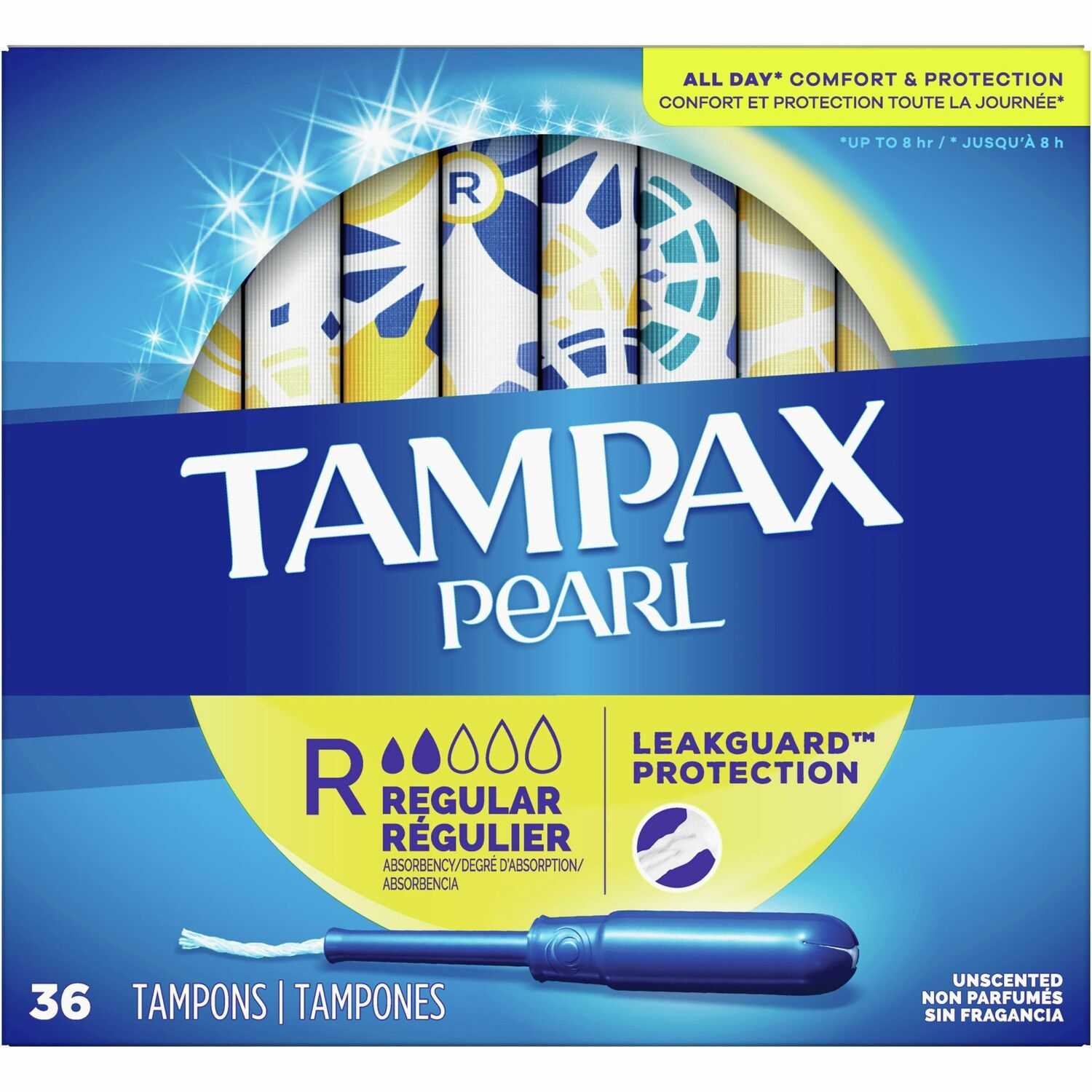 Tampax Pearl Regular Tampons, 1 Box